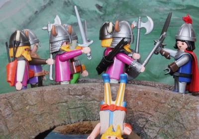 Kampf an der Dundornschlucht in Playmobil